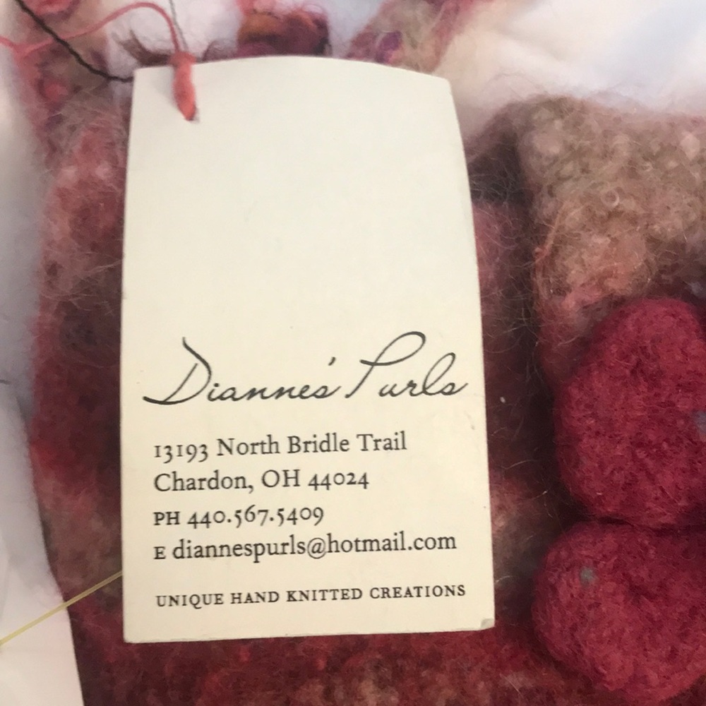 Dianne’s Purls Hans knitted chunky knit purse NWT - Picture 3 of 6